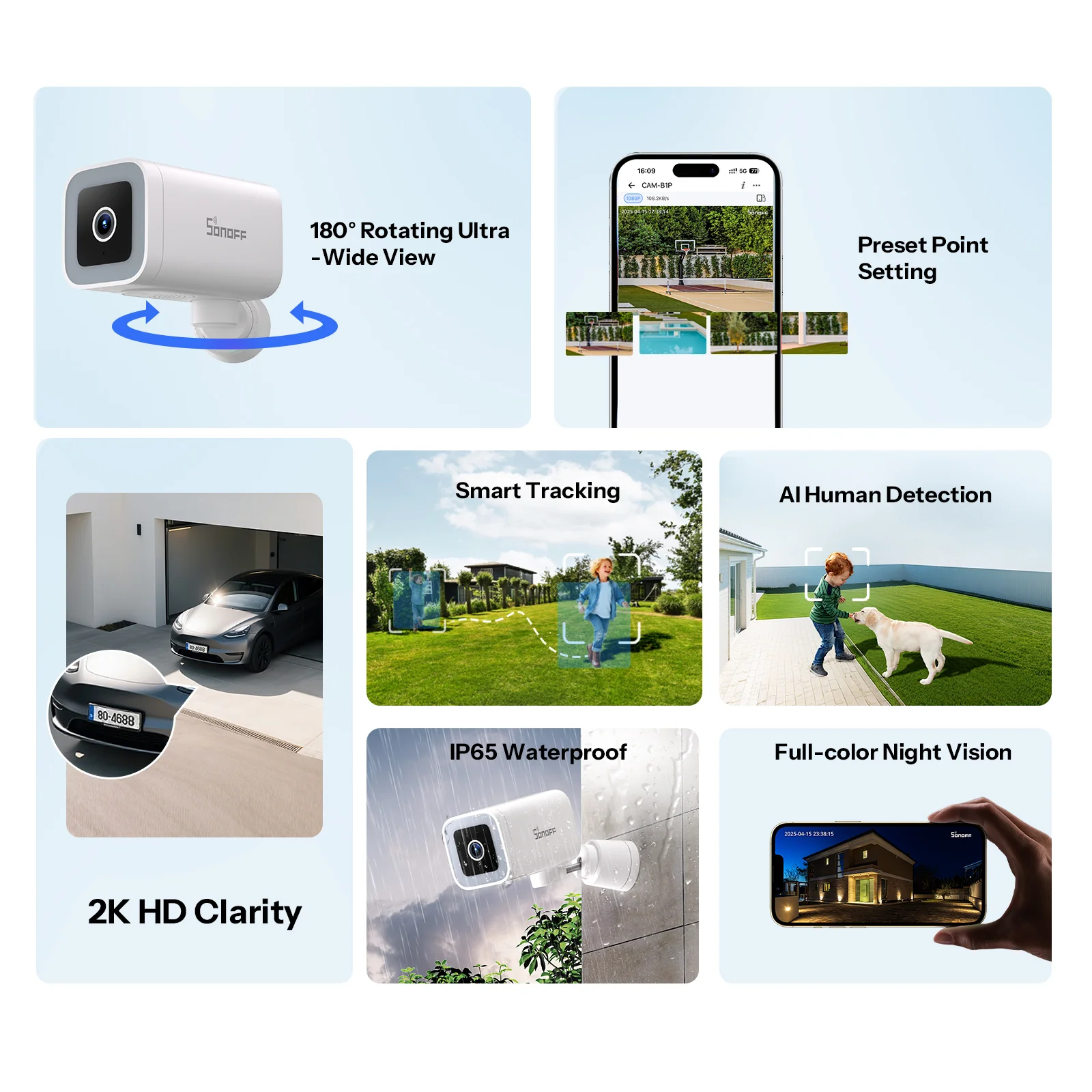 SONOFF CAM Outdoor Smart Security Camera | CAM-B1P - Image 6