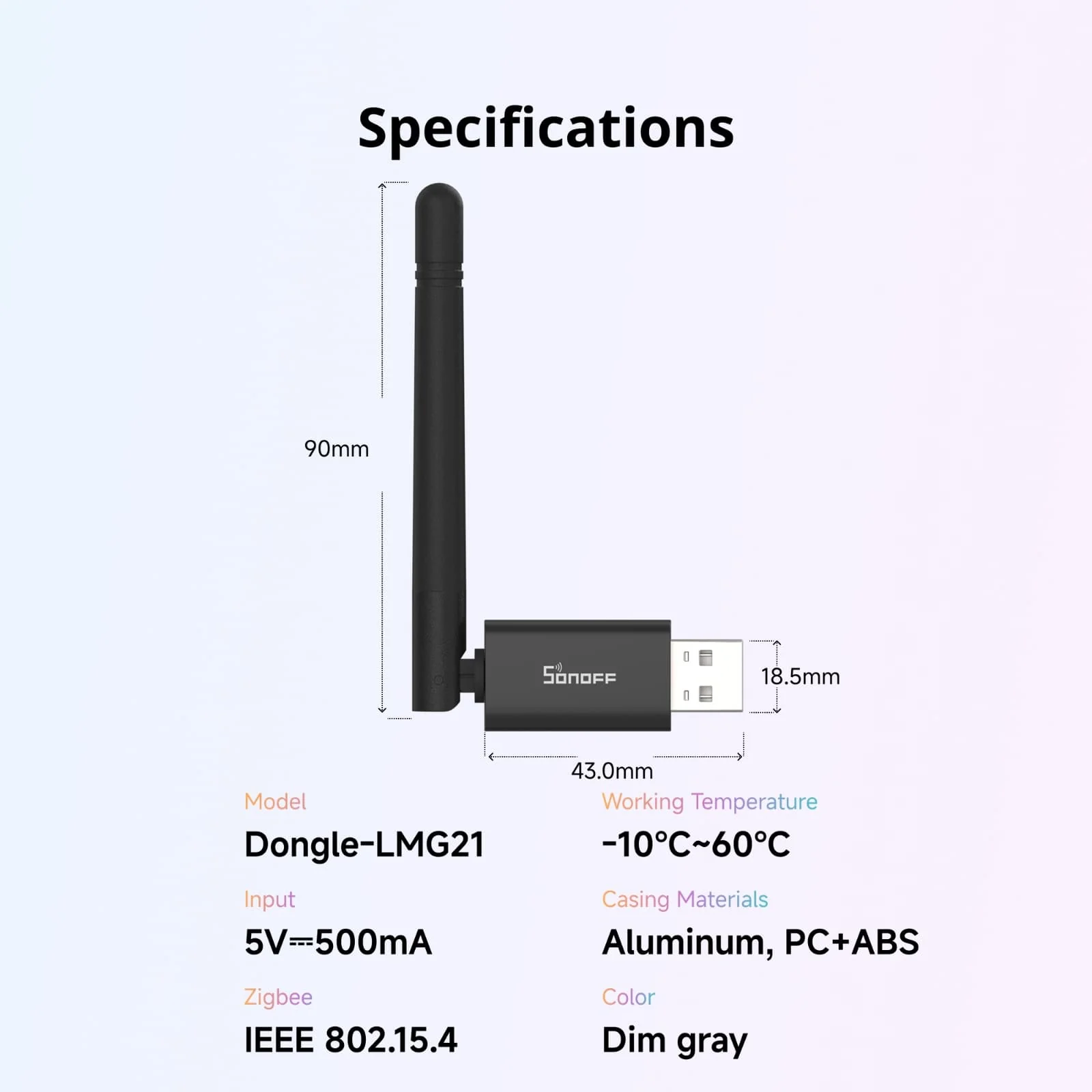 SONOFF Dongle Lite MG21 Zigbee/Thread USB Dongle | Dongle-LMG21 - Image 9