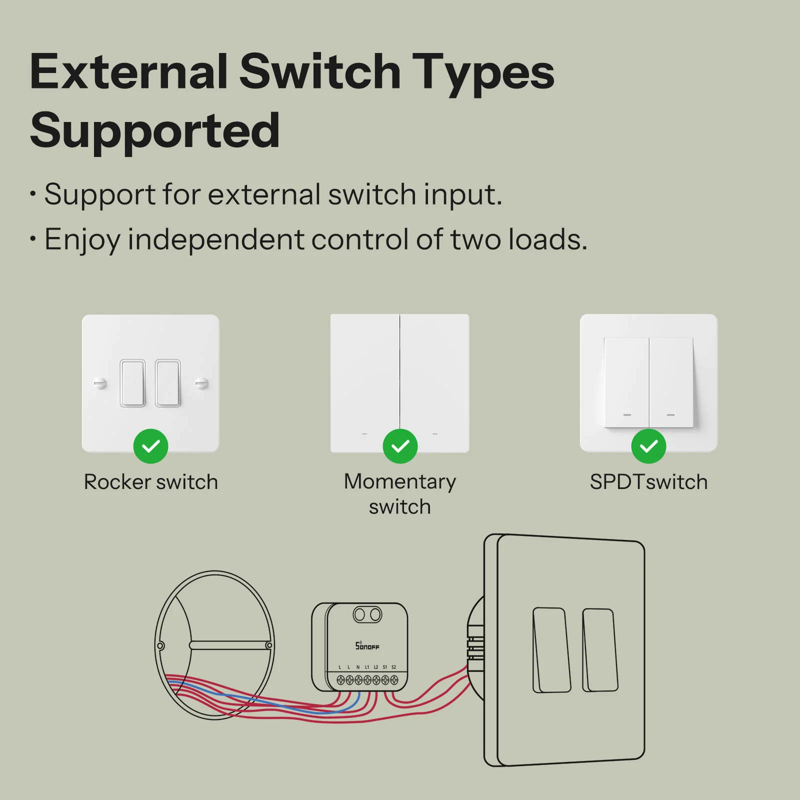 SONOFF MINI DUO 2-Gang Matter Over WiFi Smart Switch | MINI-2GS - Image 8