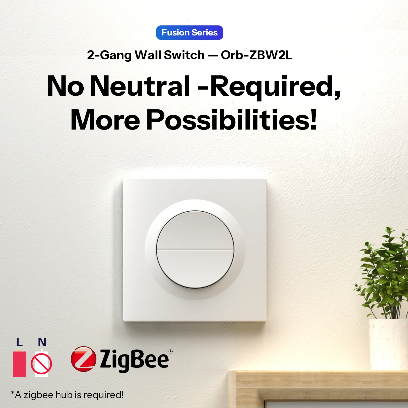 SONOFF Orb-ZBW2L Zigbee Double Smart Wall Switch | MINI-ZB2GS-L-E - Image 4