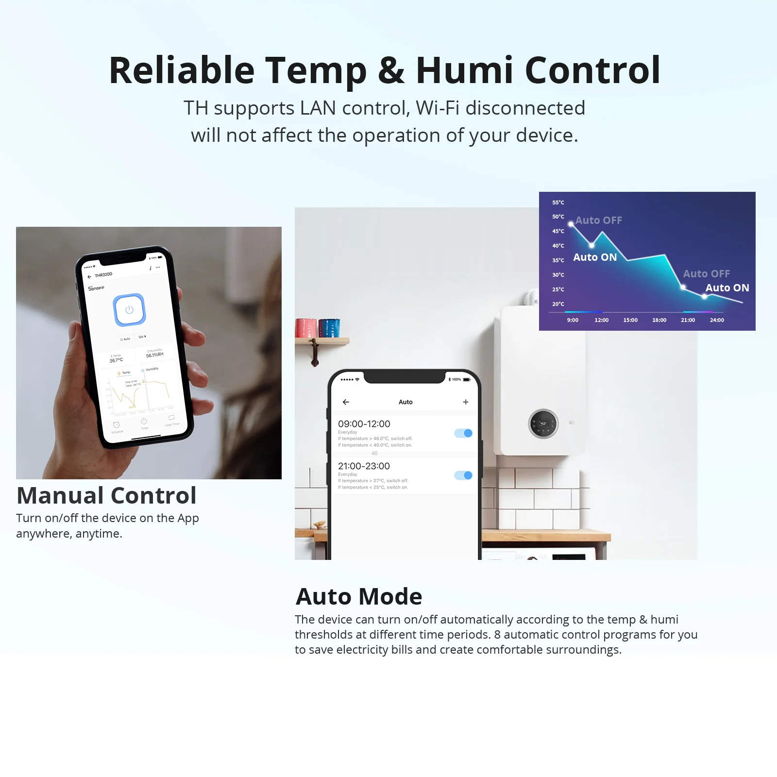 SONOFF TH Elite Smart Temperature and Humidity Monitoring Switch | THR316D/THR320D - Image 7