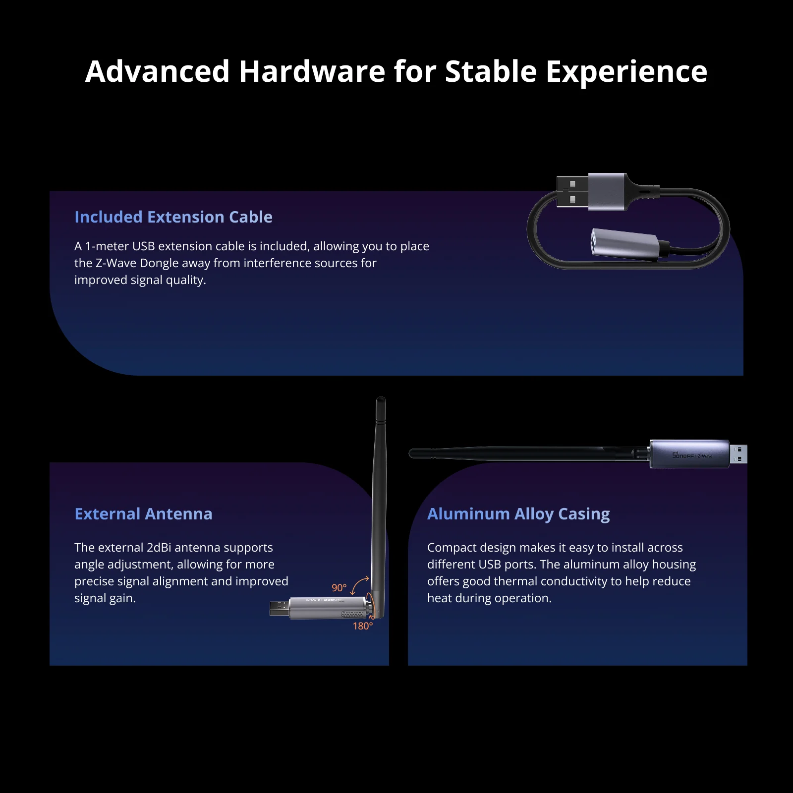 SONOFF USB Z-Wave 800 Dongle Plus | Dongle-PZG23 - Image 6