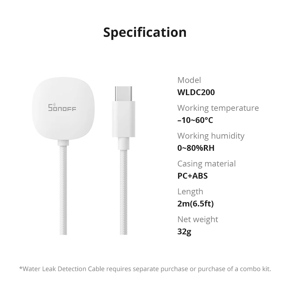 SONOFF Water Leak Detection Cable | WLDC200 - Image 5