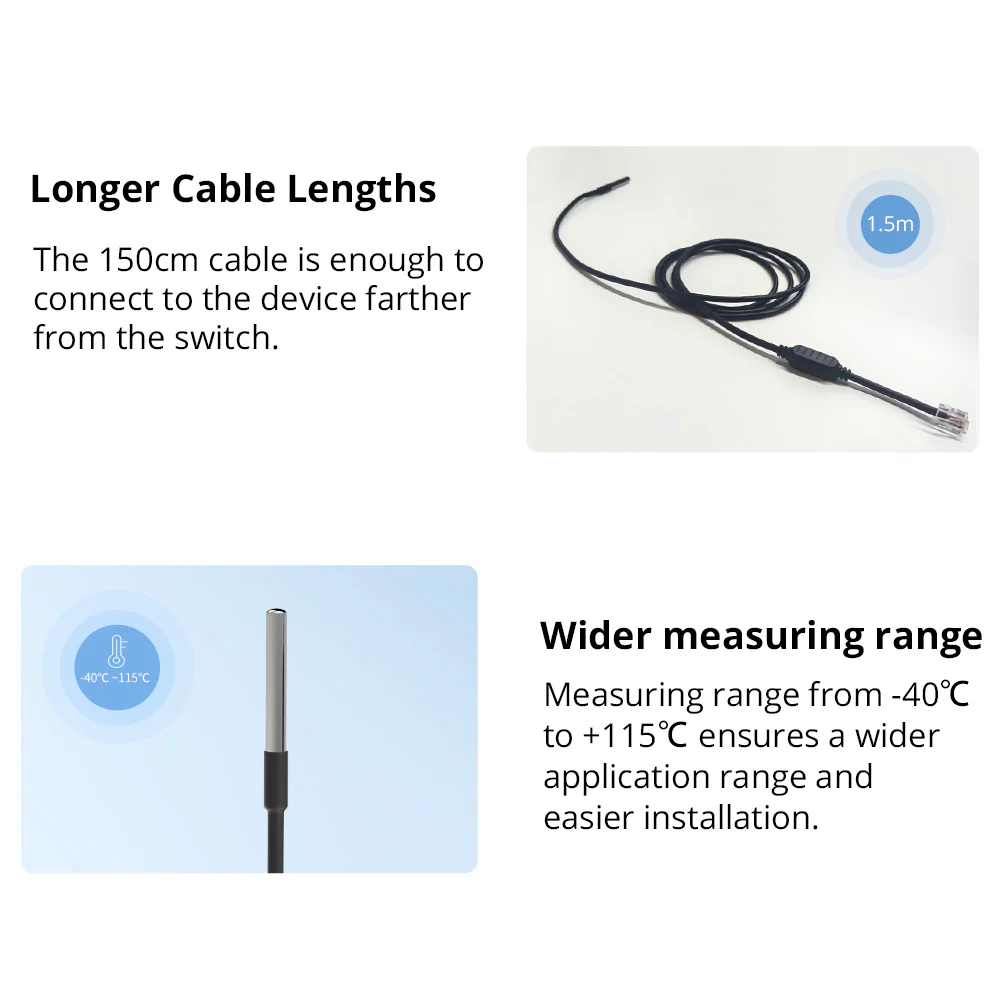 SONOFF Waterproof Temp Sensor for TH Series | WTS01 - Image 2